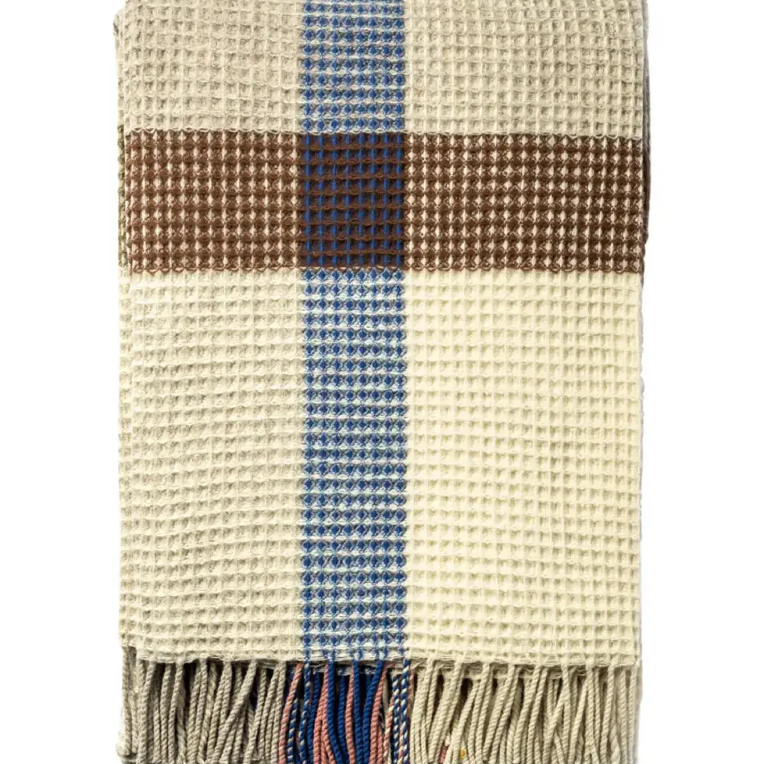 - Plaid - Waffle - Multicolor/Army - 180 x 130 cm*Burel Factory Discount