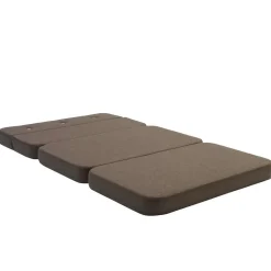 - KK 3 Fold sofa 120 cm - Brun med sand knapper^By KlipKlap Outlet