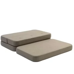 - KK 3 Fold sofa XL 140 cm - Sandfarvet med sand knapper*By KlipKlap Clearance