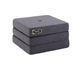 - KK 3 fold single madras blue grey med grå knap^By KlipKlap Discount