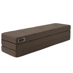 - KK 3 Fold XL - 3-lags XL brun med sand knapper*By KlipKlap