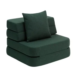 - Sofa - KK 3 Fold Sofa Single - Grøn - Deep Green w. Light Green^By KlipKlap Best
