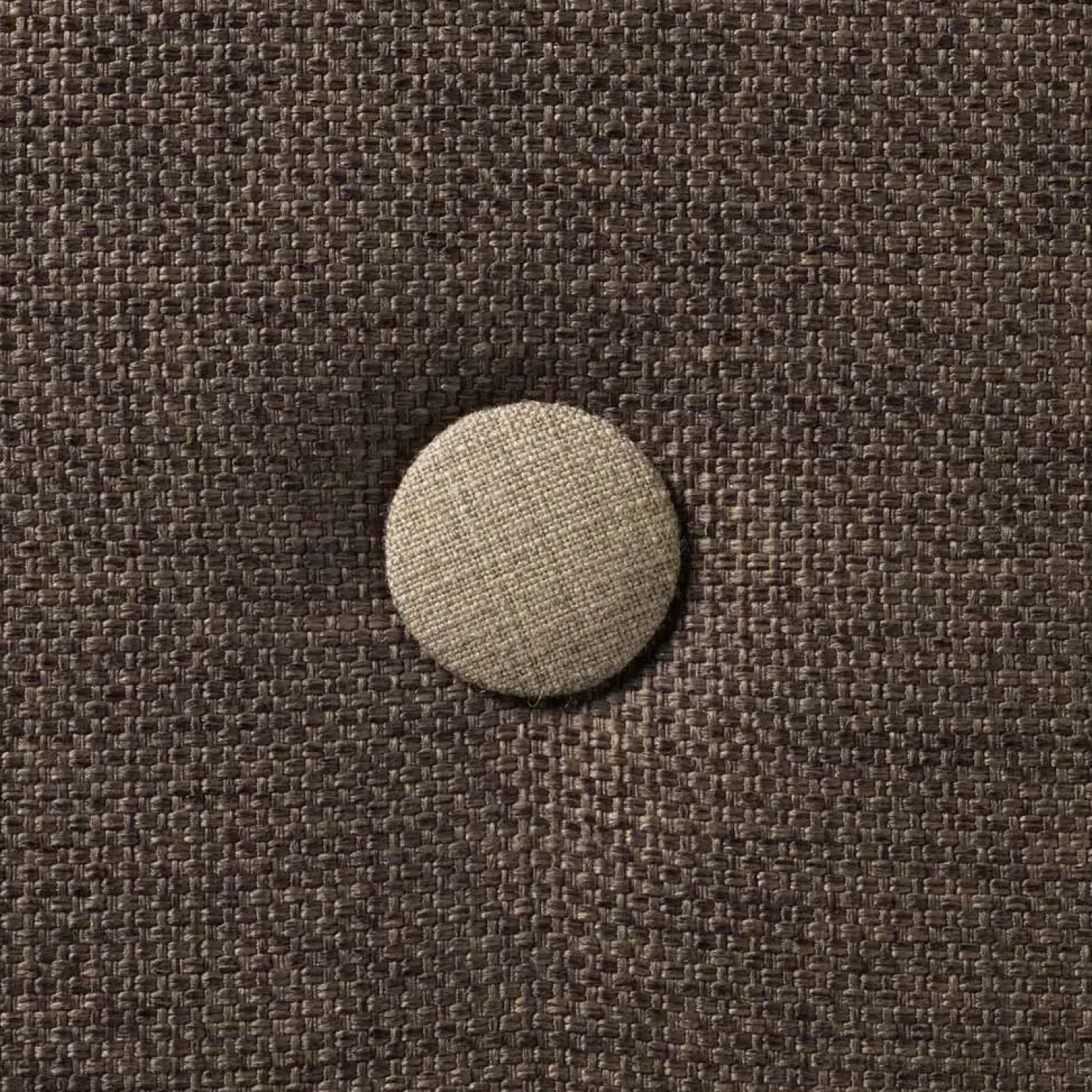 - Sofa - KK 3 Fold Sofa Single Soft - Brun m. sandfarvet knap^By KlipKlap Discount