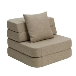 - Sofa - KK 3 Fold Sofa Single Soft - Sandfarvet*By KlipKlap Outlet