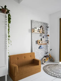 børnesofa - KK Kids Sofa - Gul - mørkegul*By KlipKlap Online