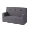 børnesofa - KK Kids Sofa - Blågrå^By KlipKlap Outlet