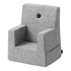 børnestol - KK Kids chair - Multigrå med grå knap*By KlipKlap Outlet