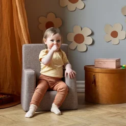 børnestol - KK Kids chair XL - Soft Rosa m. Rosa Knap*By KlipKlap Clearance