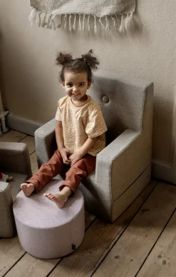 børnestol - KK Kids chair XL - Sand m. sand knap*By KlipKlap Sale