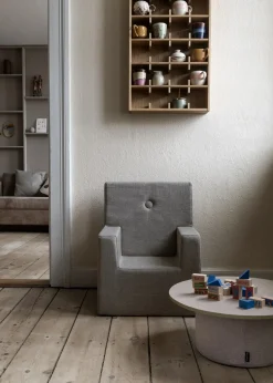 børnestol - KK Kids chair XL - Sand m. sand knap*By KlipKlap Sale