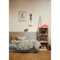 madras - KK 3 fold - Beige med sandfarvet knapper^By KlipKlap Hot