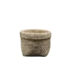 - Corte skjulere med flettede mønster lavet i cement (Ø13 cm)^Chic Antique Discount