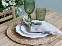 - Dækkeserviet - Flet - Ø38 cm^Chic Antique Clearance