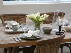 - Fransk spisebordsstol med flet - Natur*Chic Antique Clearance