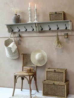 - Fransk spisebordsstol med flet - Natur*Chic Antique Clearance