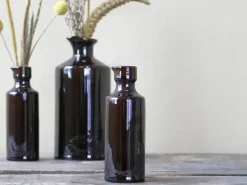 - Gl. Fransk Flaske, H14,5*Chic Antique