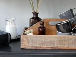 - Gl. Fransk Flaske, H14,5*Chic Antique