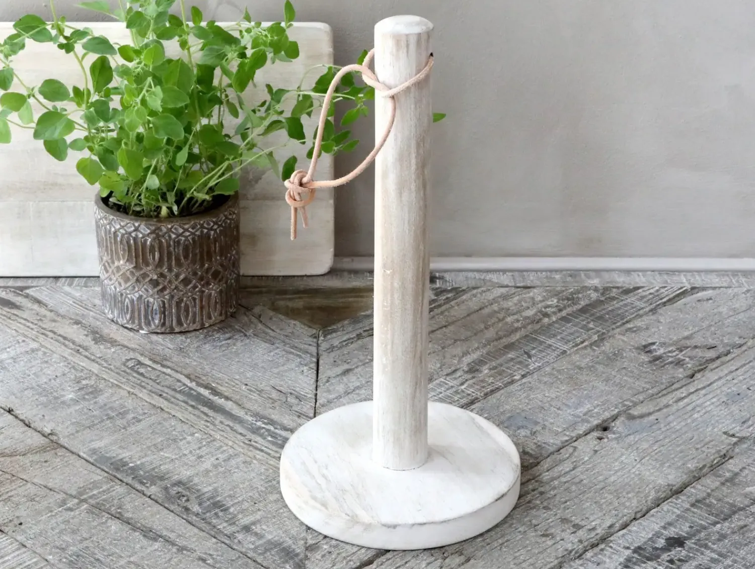 - Køkkenrulleholder, natur*Chic Antique Online