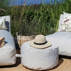 - Loungepuf udendørs - Beige*Chic Antique Sale