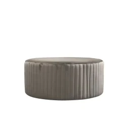 - Marat Puf Velour - Latte*Chic Antique Sale