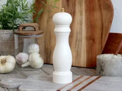 - Salt/Peberkværn - Creme hvid - 20x5 cm*Chic Antique Discount