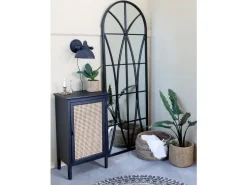 - Spejl med bue i sort*Chic Antique New