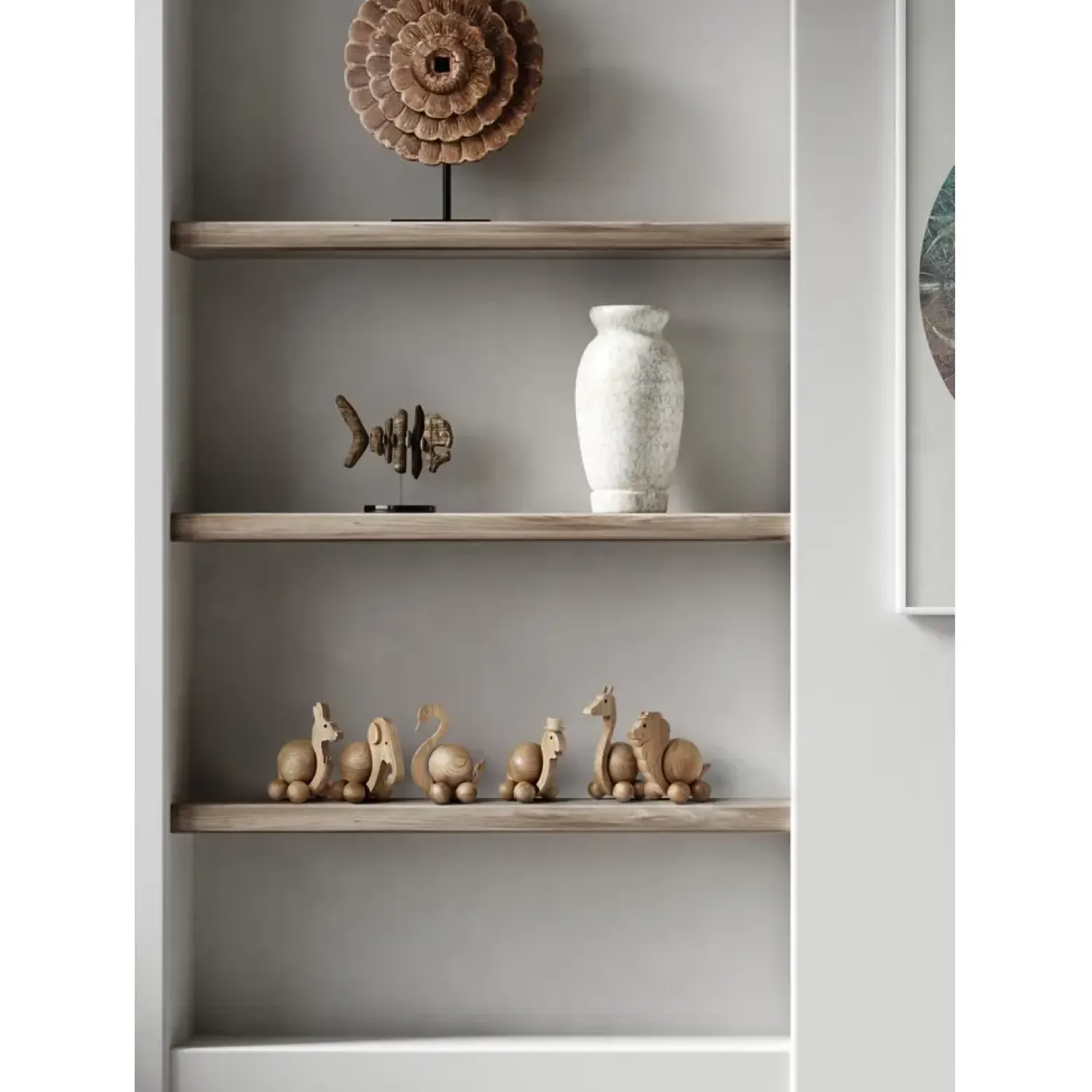 - Træfigur - Spinning Giraffe - Medium^ChiCura Clearance