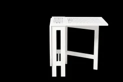 - Butterfly klapbord 130x65cm hvid PU^Cinas Outlet