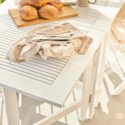 - Butterfly klapbord 130x65cm hvid PU^Cinas Outlet