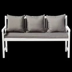 - Havebænk - Rosenborg bænk 150x59cm hvid mahogni*Cinas Online