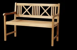 - Havebænk - Rosenborg bænk 120x59cm teak*Cinas