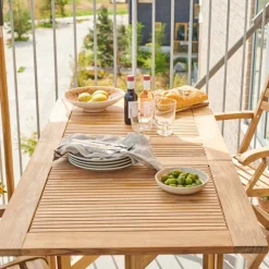 - Havebord - Butterfly klapbord 130x65cm teak*Cinas