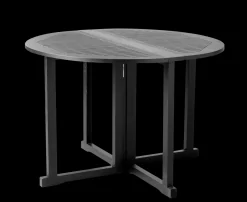 - Havebord - Butterfly rundt bord Ø110cm mat sort*Cinas Sale