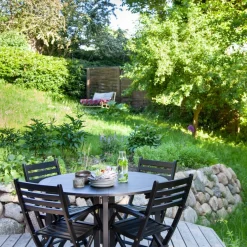 - Havebord - Butterfly rundt bord Ø110cm mat sort*Cinas Sale