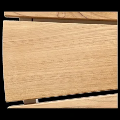 - Havebord - Ellen cafebord Ø80cm hvid/teak*Cinas Clearance