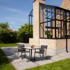 - Havebord - Mood cafébord 70x70cm antracit HPL*Cinas