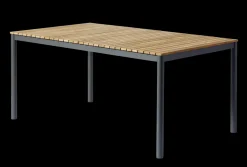 - Havebord - Mood Classic bord 167,5x100cm antracit/teak*Cinas Outlet