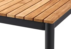 - Havebord - Mood Classic bord 167,5x100cm antracit/teak*Cinas Outlet