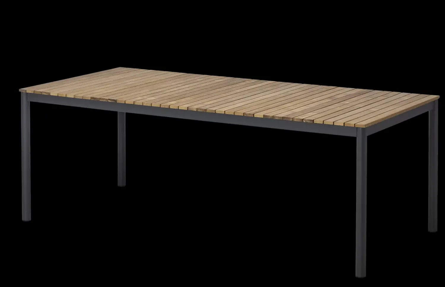 - Havebord - Mood Classic bord 208x100cm antracit/teak*Cinas Outlet