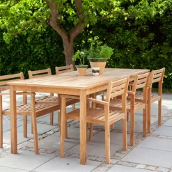 - Havebord - Oxford bord 210x90cm teak*Cinas Outlet