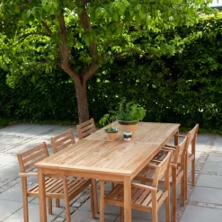 - Havebord - Oxford bord 210x90cm teak*Cinas Outlet