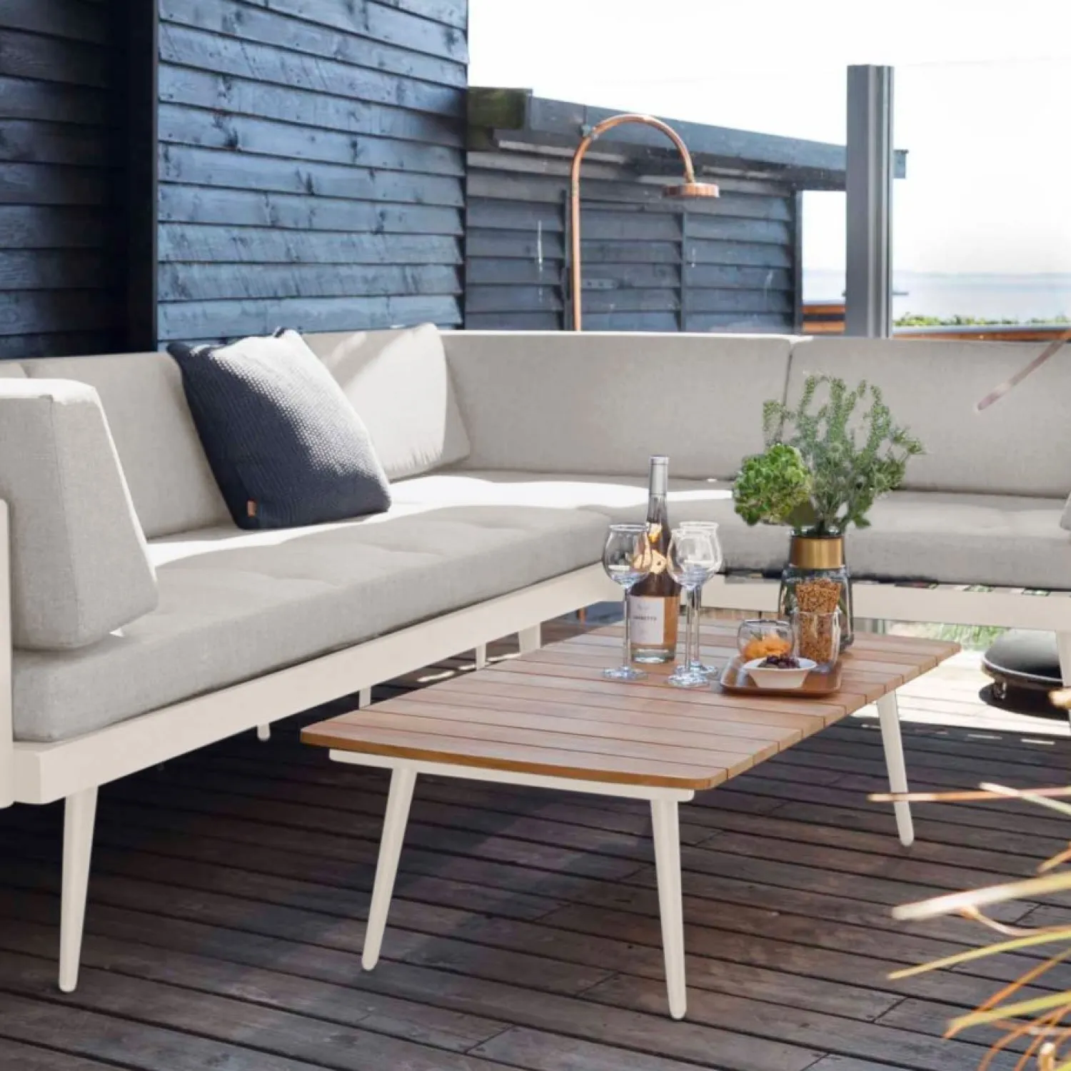 - Havebord - Rio loungebord, Sandy Grey*Cinas Online