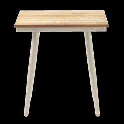 - Havebord - Rio sidebord, Sandy Grey aluminium/teak*Cinas Online