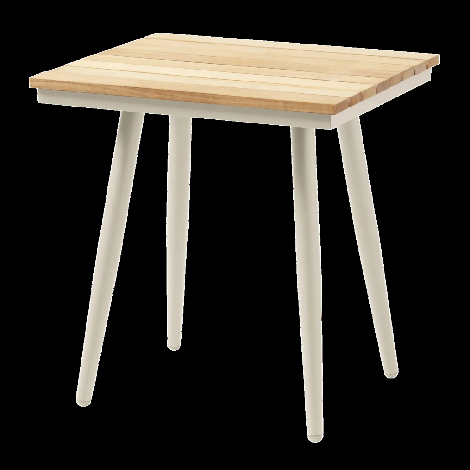 - Havebord - Rio sidebord, Sandy Grey aluminium/teak*Cinas Online