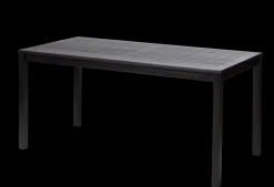 - Havebord - Rosenborg bord 165x80cm mat sort*Cinas Discount