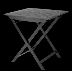 - Havebord - York foldebord 70x70cm mat sort^Cinas Online