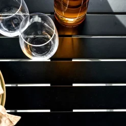 - Havebord - York foldebord 70x70cm mat sort^Cinas Online