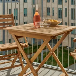 - Havebord - York foldebord 70x70cm teak^Cinas Sale