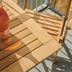 - Havebord - York foldebord 70x70cm teak^Cinas Sale