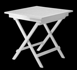 - Havebord -York foldebord 70x70cm hvid*Cinas Best